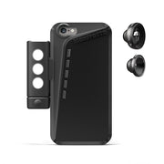 Manfrotto Black Case for iPhone 6 Plus +2 lenses+SMT LED with tripod mount