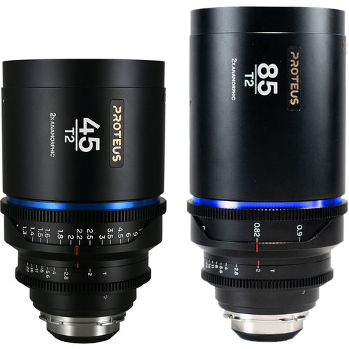 Двоен комплект Laowa Proteus 2X Anamorphic Set B (45mm, 85mm) - син отенък - метров