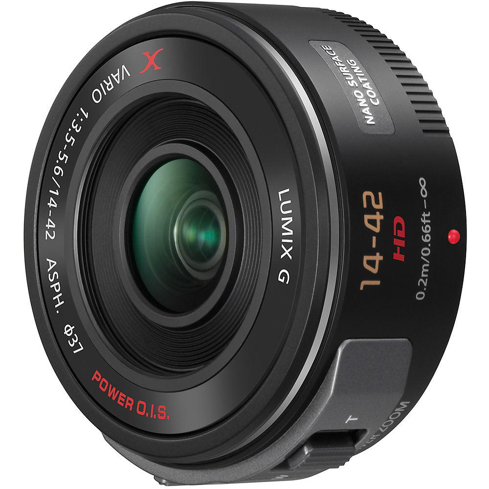Panasonic LUMIX G X Vario Power Zoom Lens, 14-42mm f3.5-5.6 ASPH., Micro Four Thirds, POWER Optical I.S