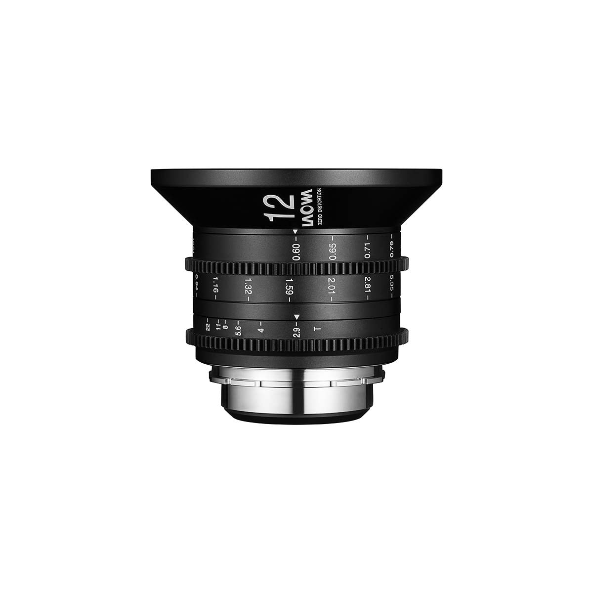 Кино обектив Laowa 12mm T2.9 Zero-D Cine за Canon RF - метричен