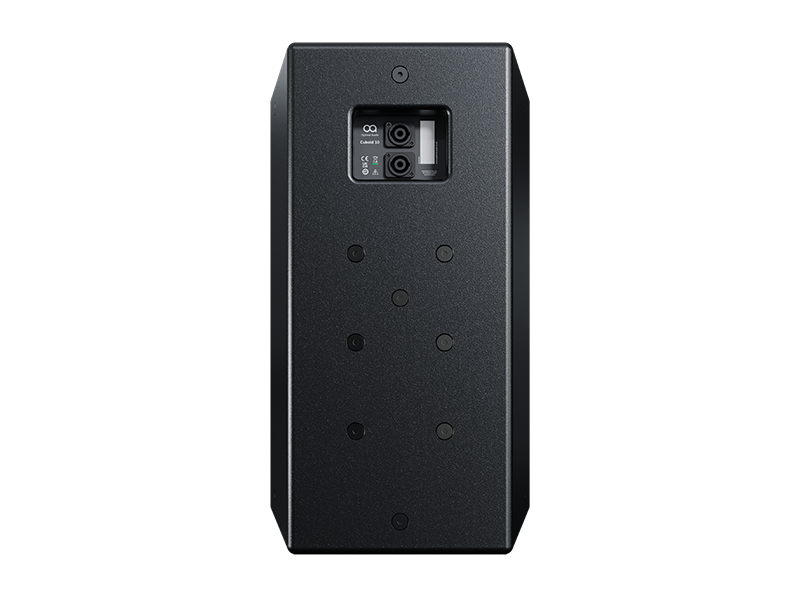 Optimal Audio Cuboid 10 cabinet speaker, 250w 8Ω in black, requires a mount