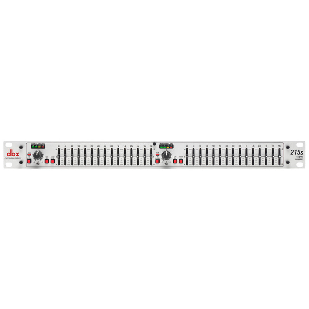 Графичен еквилайзер DBX 215s - двуканален 15 банда