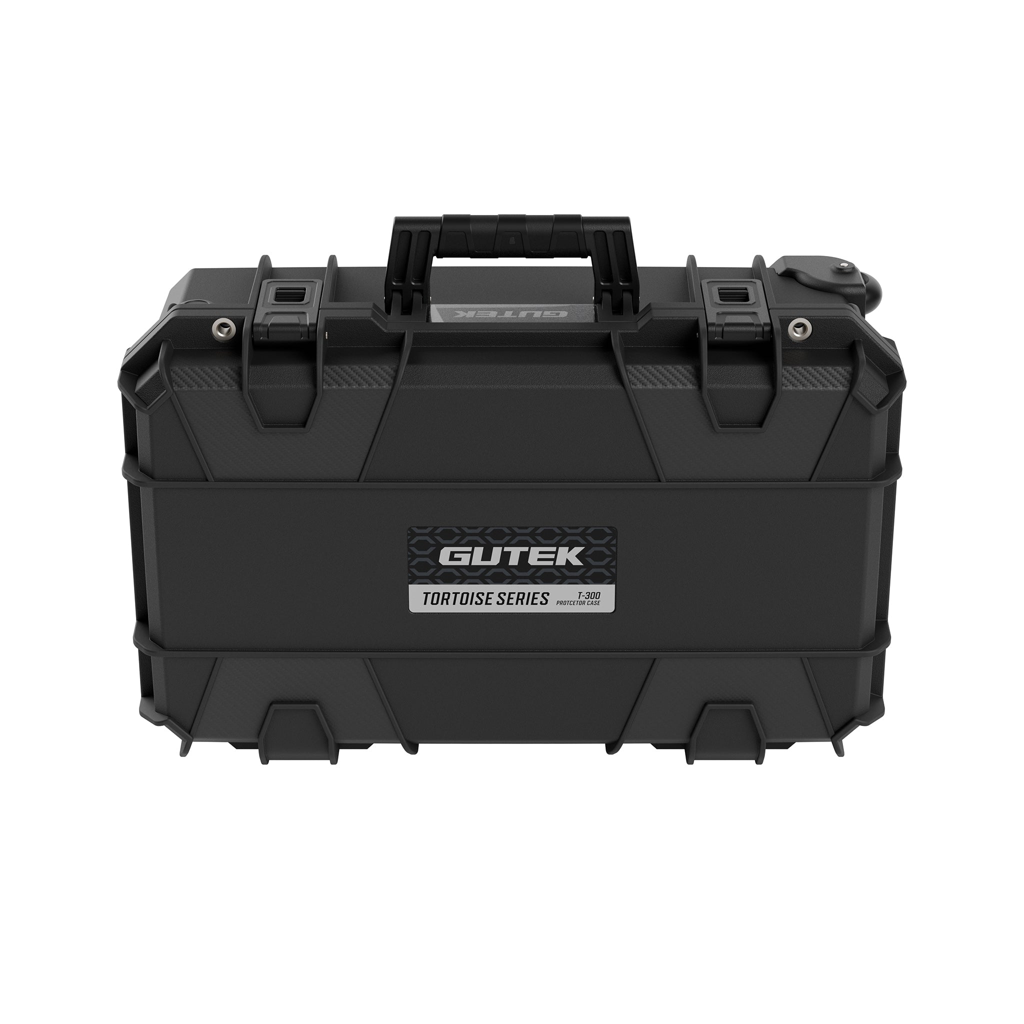 Твърд куфар с колелца GUTEK Tortoise T-300 Black - IP67