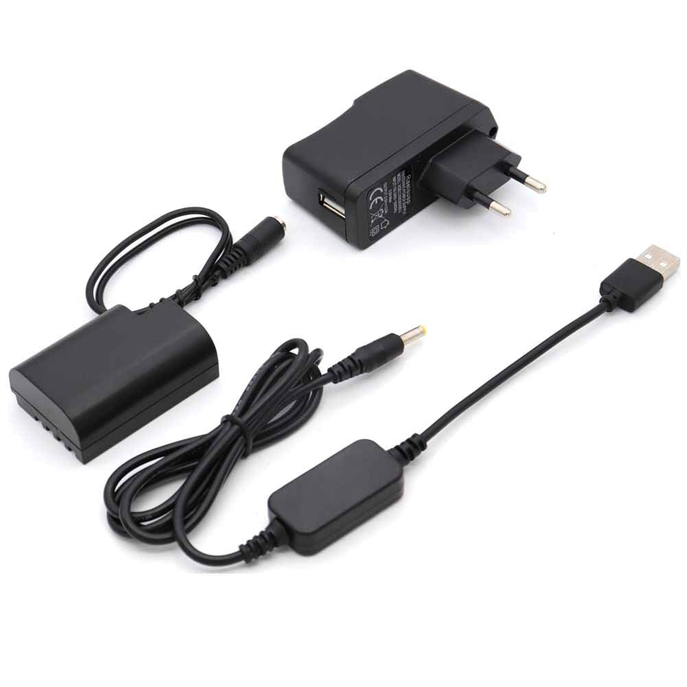 DC Drive cable PD USB-C cabel AC8/BLK22 Panasonic Lumix S5, S5II, GH6 and GH5m2- Power adapter