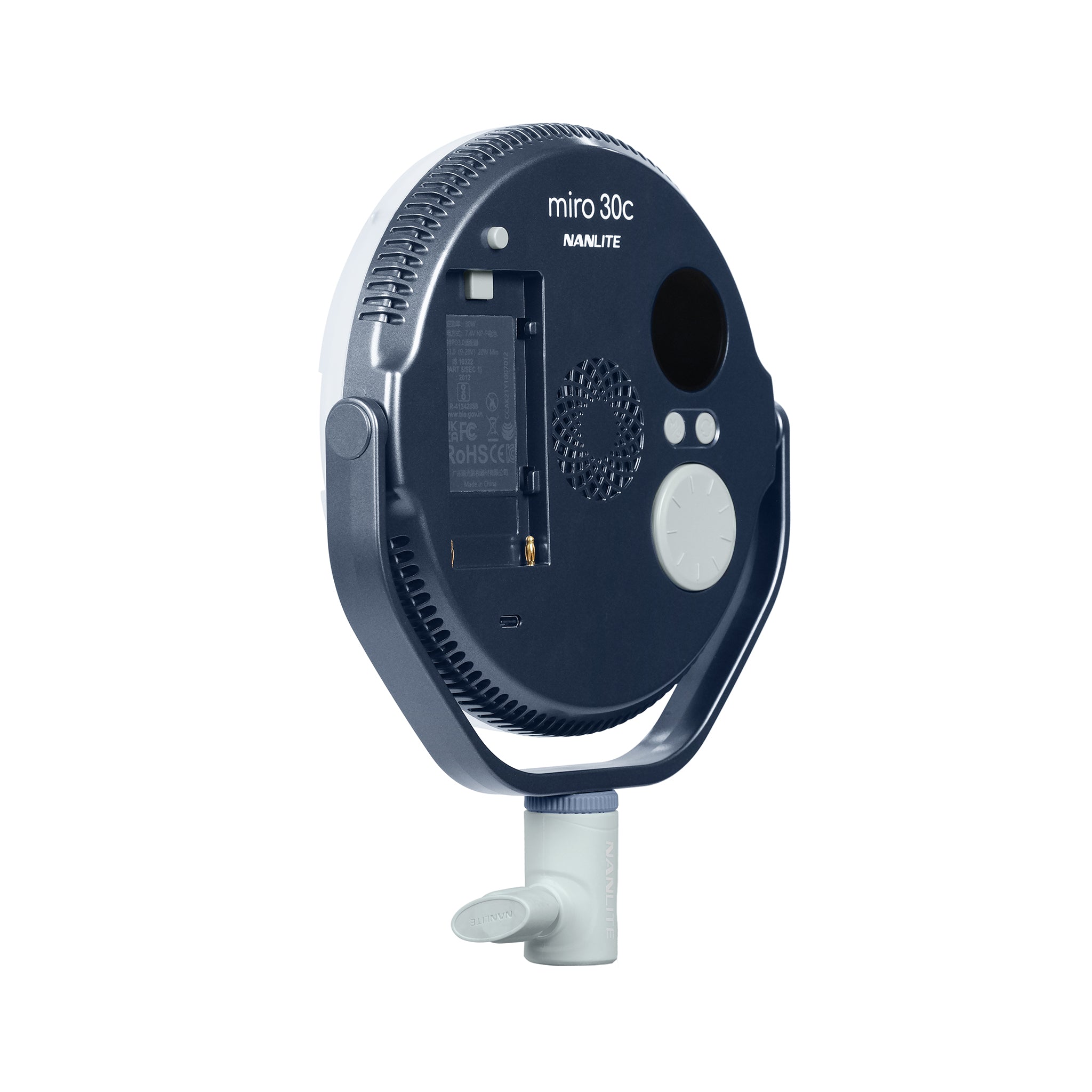 Кръгъл диоден панел NANLITE miro 30c LED Full-color (Midnight Blue)