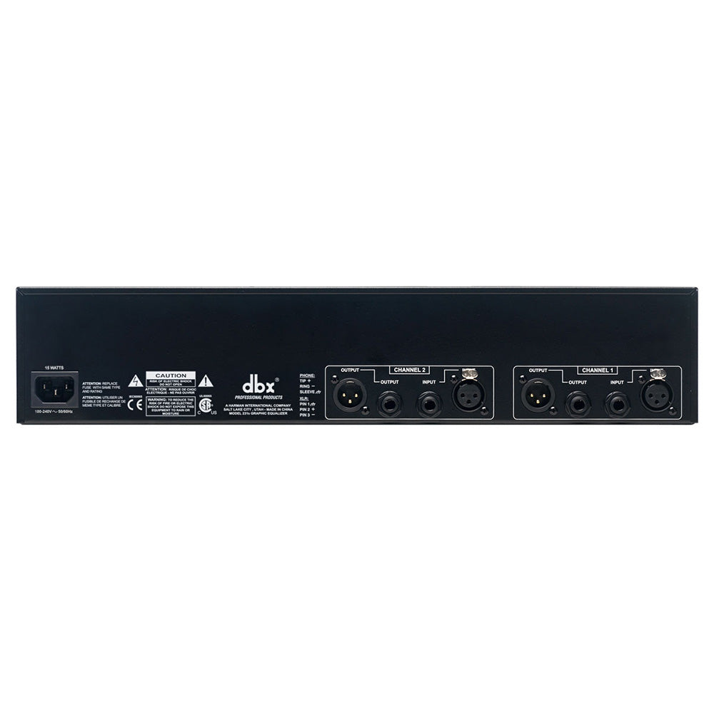 Графичен еквилайзер DBX 231s - двуканален 31-Band